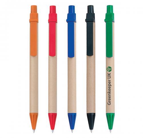 Printed Recycled Cardboard Pens