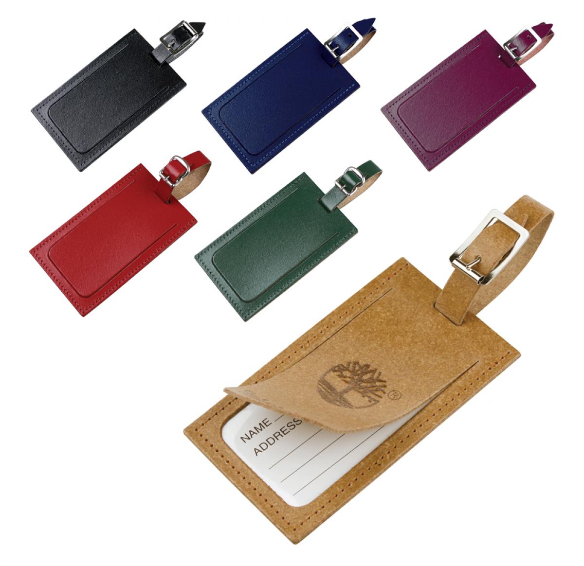 Customized Eco Natural Leather Luggage Tags