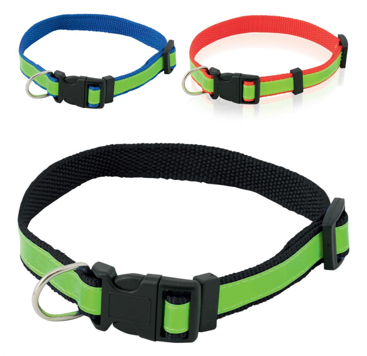 Printed Reflective Dog Collar High Visibility