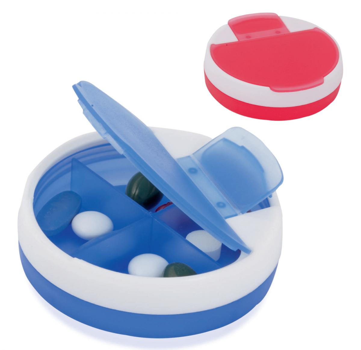 Pill Box Dispensers With Four Compartments
