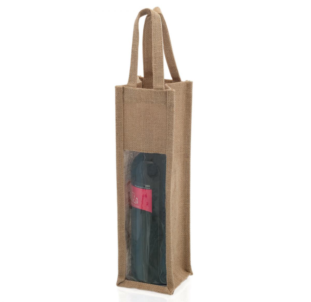 Jute Wine Bottle Bag - Holden