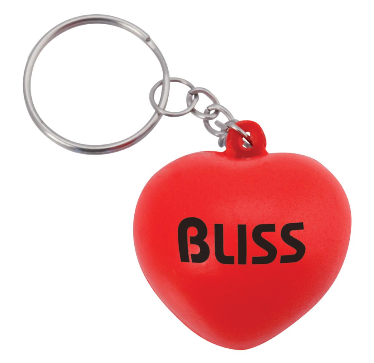 Antistress Heart Keyring Silene