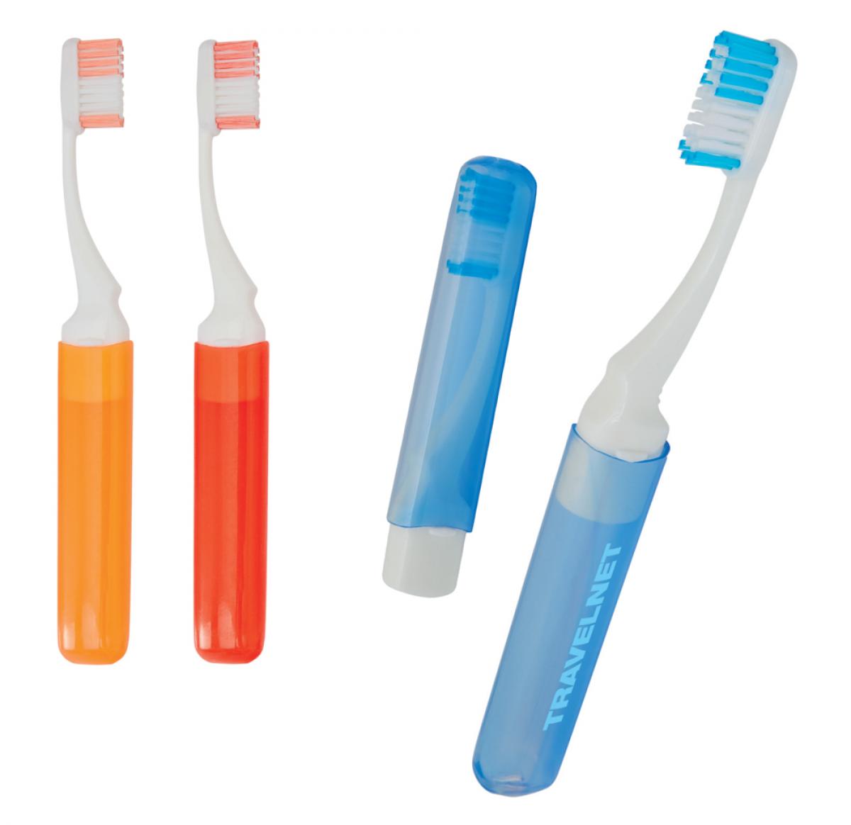 Custom Printed Travel Toothbrushes - Hyron