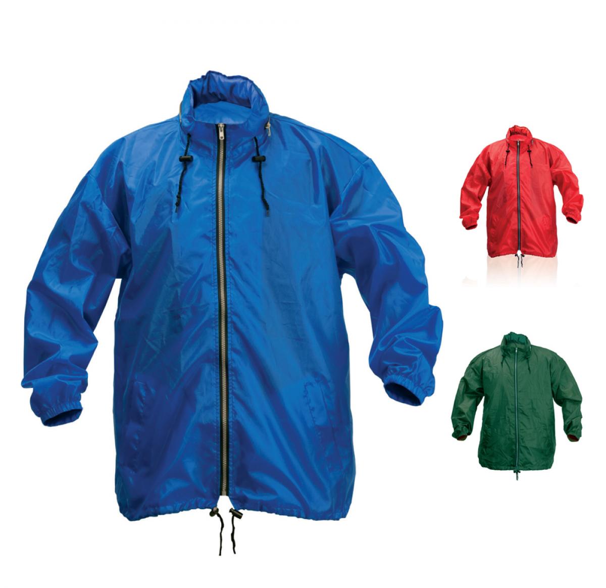 Pinted Polyester Raincoats Zipped