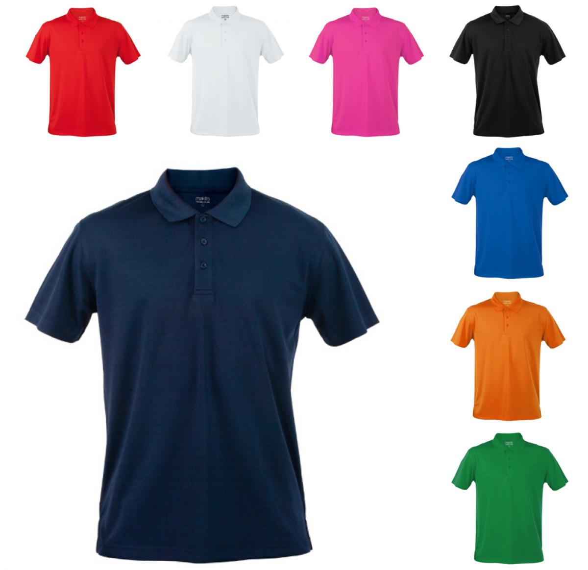 Polyester Custom Logo Polo Shirts Tecnic Plus