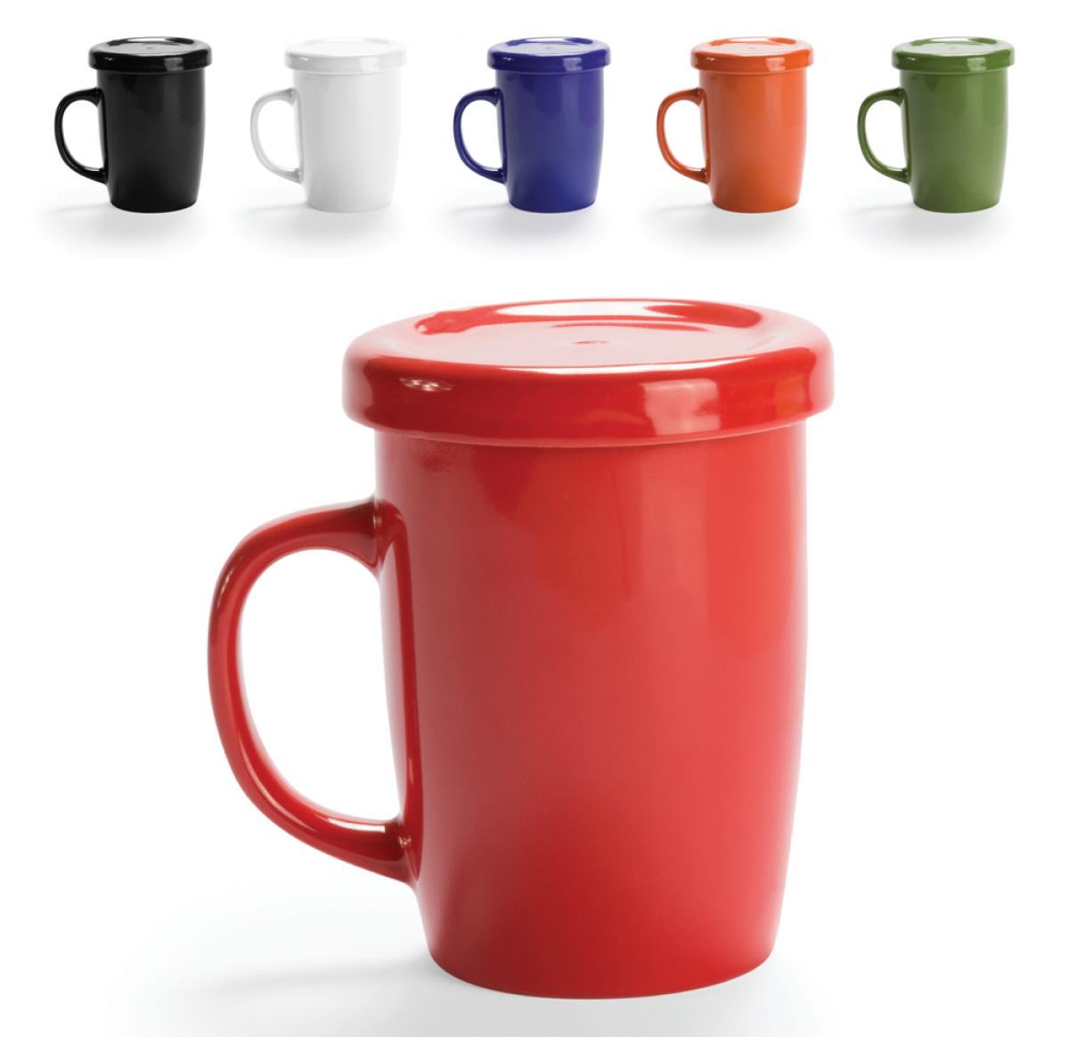 Ceramic Mug With Matching Lid