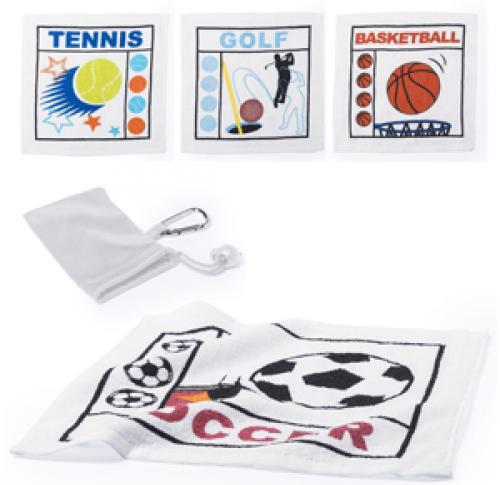 Folding Sports Towel 100% Cotton