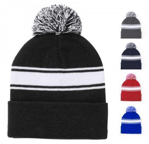 Customised Beanie Hats With Pompom