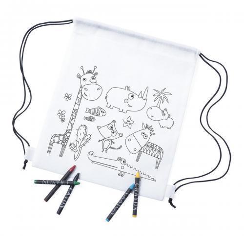 Drawstring Bag Wizzy Kids Colouring Bag