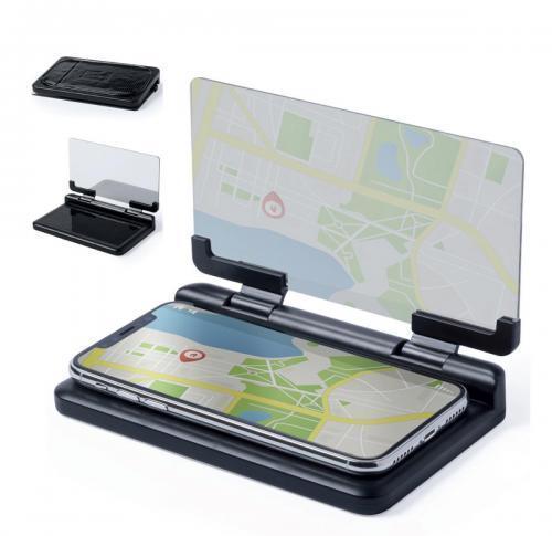 Promotional In Car Dashboard Mobile Phone Holders With Reflector For Sat Nav