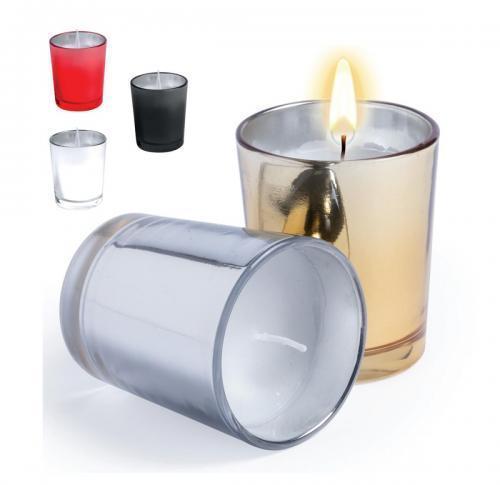 Branded Metallic Glass Candle Votives Nettax