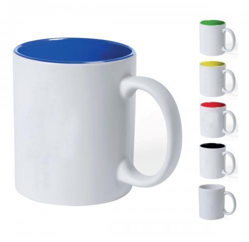 Promotional Ceramic Mug 350ml Coloured Interior