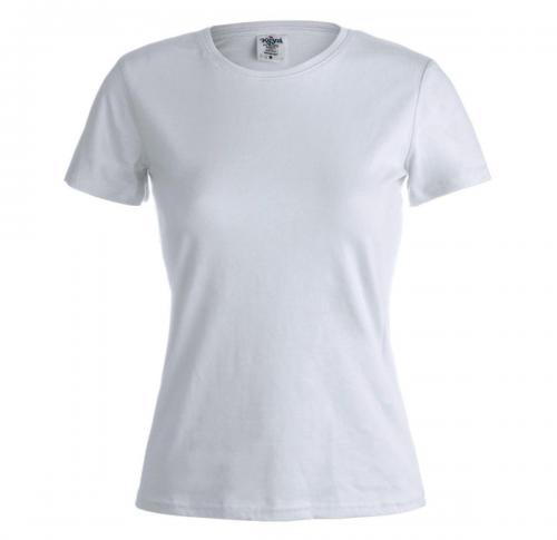 Logo Printed Women White T-Shirt 100% Cotton