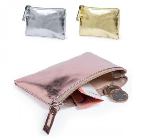 Coin Purse in Metallic PU