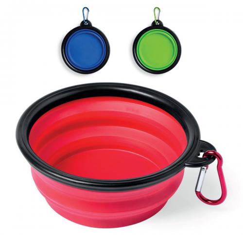Collapsible Dog Bowl For Dogs Or Cats 450ml Printed Logo