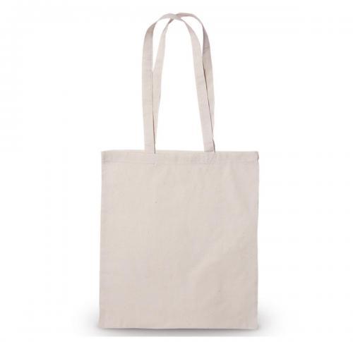 4oz Long Handled Cotton Tote Bag
