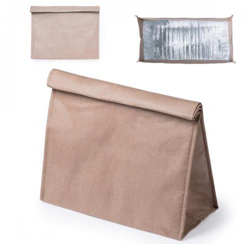 Custom Logo Insulated Paper Thermal Lunch Bags Laral 2.6L