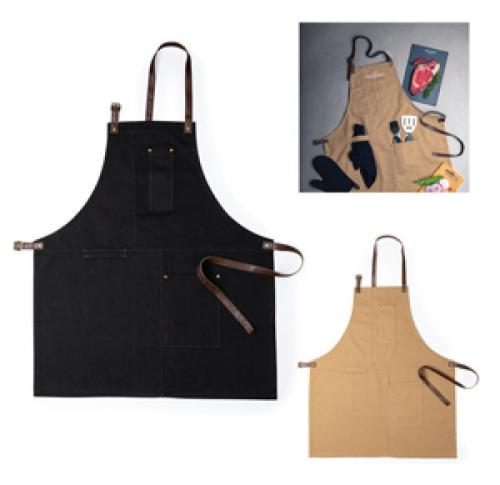 Custom Printed 100% Cotton Canvas Bistro Aprons 