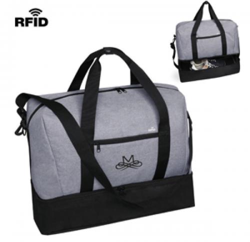 Sports Gym Bags With Shoe Compartment, RFID Pocket