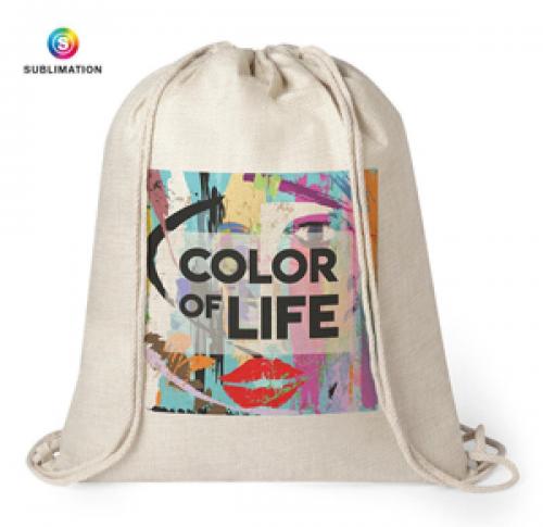 Full Colour Print Drawstring Bags Polyester
