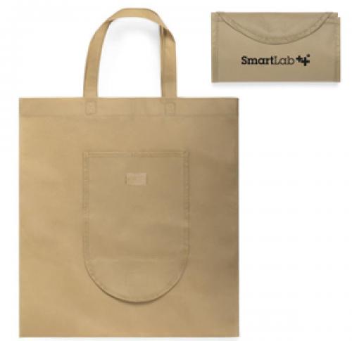 Custom Printed Logo Reusable Folding Tote Shopping Bags