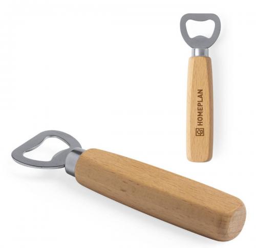 Branded Wooden Bottle Opener 