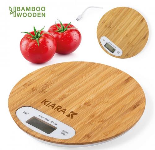 Bamboo Kitchen Weighing Scales Hinfex