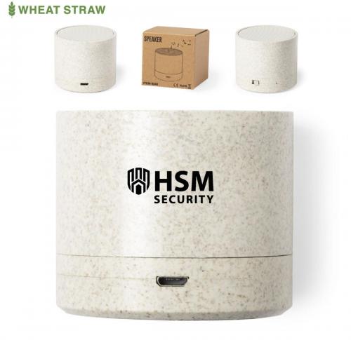 Eco Friendly Portable Speaker Bluetooth Wheat Straw