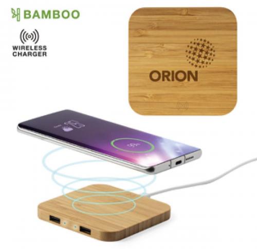 Bamboo Wireless Charger Sustainable Eco Friendly