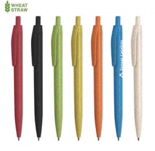 Eco Friendly Wheat Straw Pen - 7 Colours Available