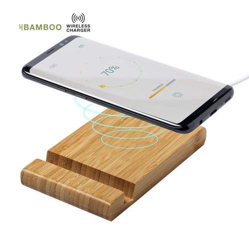 Wireless Bamboo Phone Charger Eco