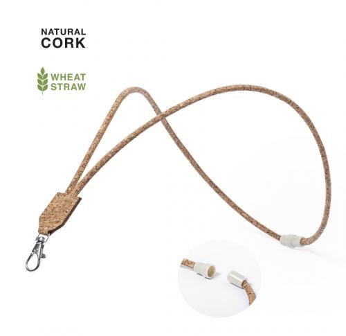 Cork & Wheatstraw Eco Lanyard