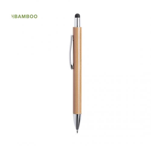 Branded Smartphone Styluses Touch Ball Pens - Bamboo