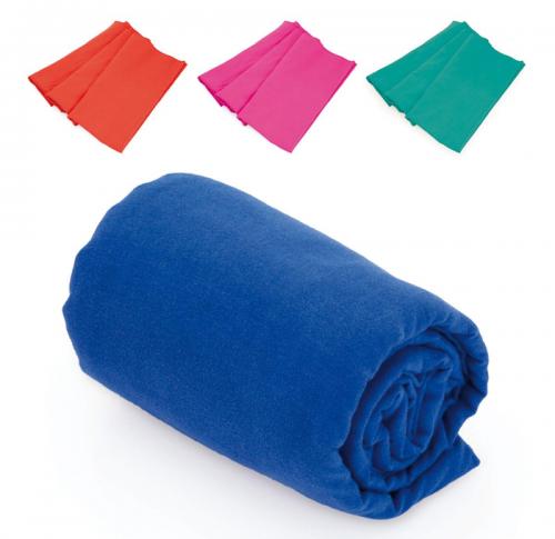 Promotional Gym Towel With Pouch - Microfibre