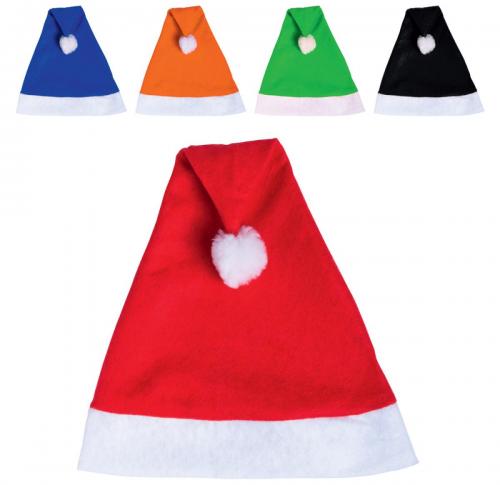Branded Santa Hat White Trim & Bobble