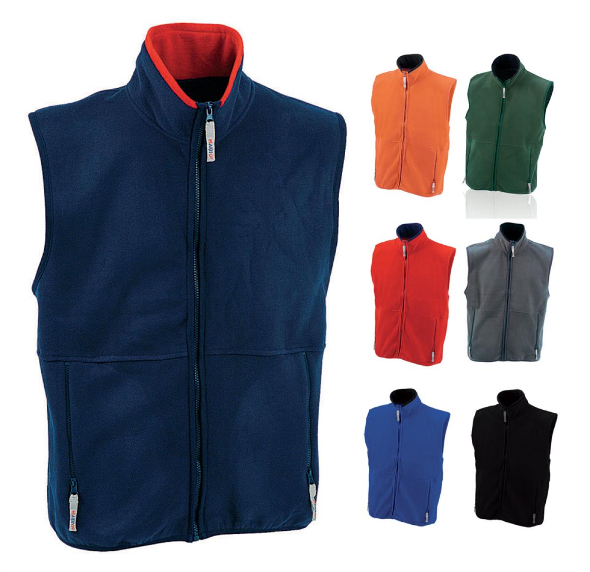 Branded Fleece Gilet Bodywarmers Forest