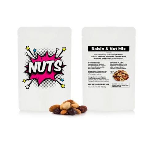 Eco-Friendly Branded Fruit & Nut Health Treat Powch
