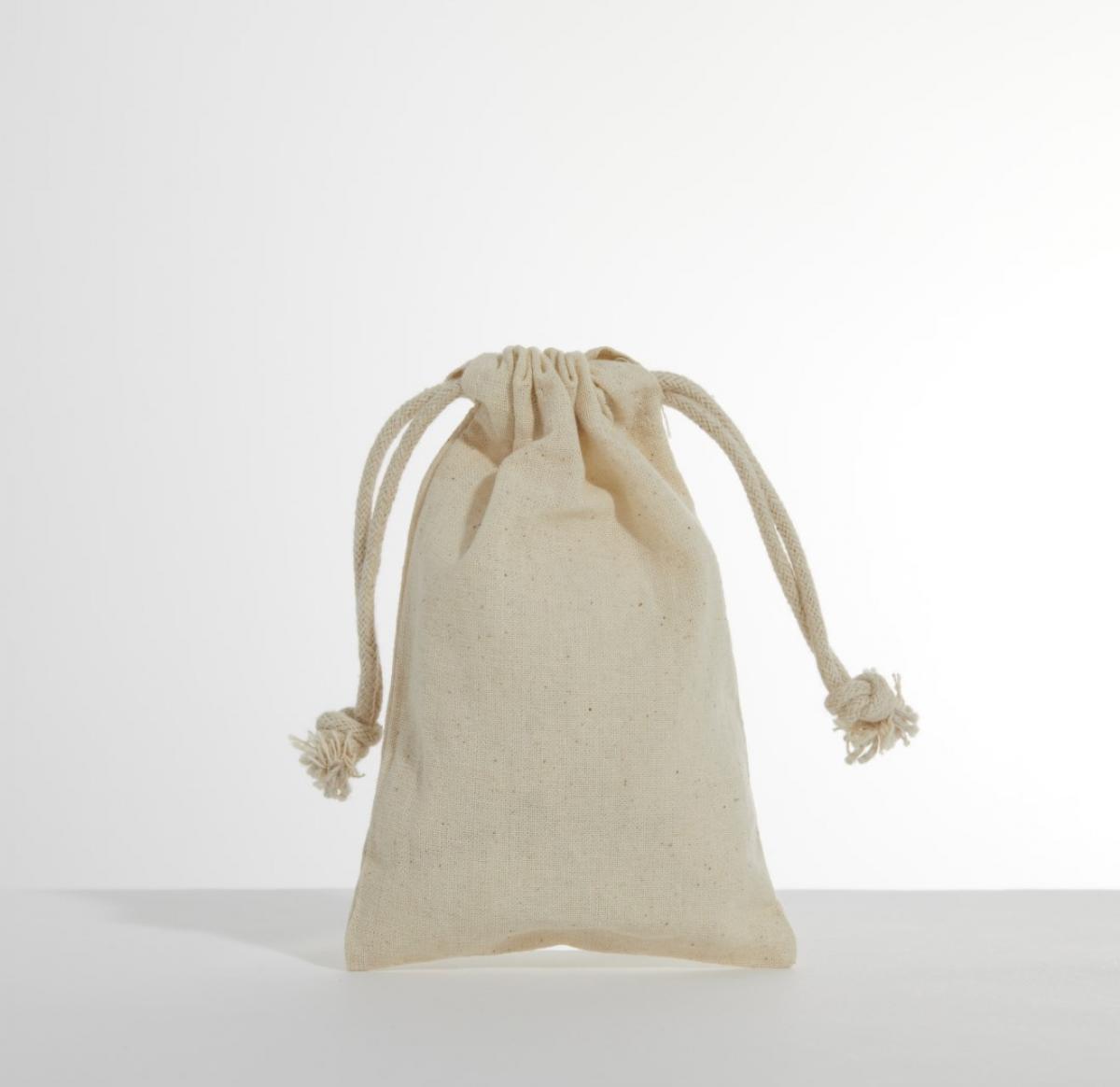 Custom Printed Small Cotton Drawstring Bags