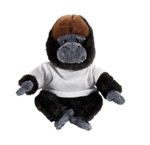 Plush Gorilla With Printed T-Shirt