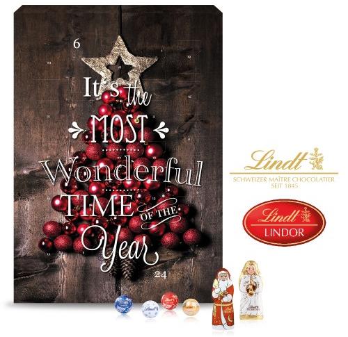 Personalised Lindt Hello Calendar With Santa				