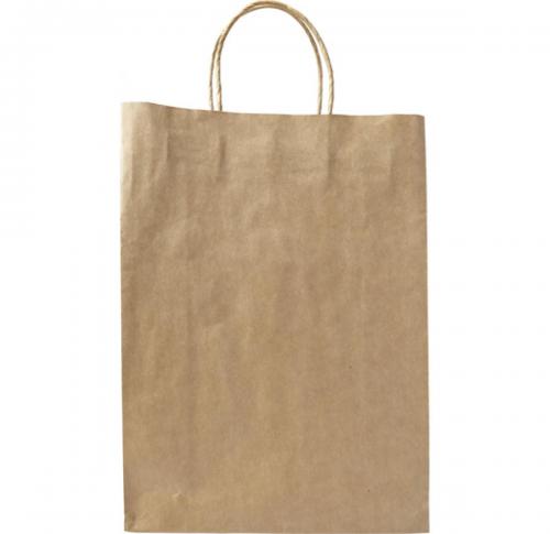 Paper bag,‘large’.                                 