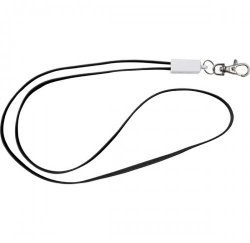 TPE lanyard and charging cable in one