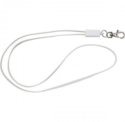 TPE lanyard and charging cable in one