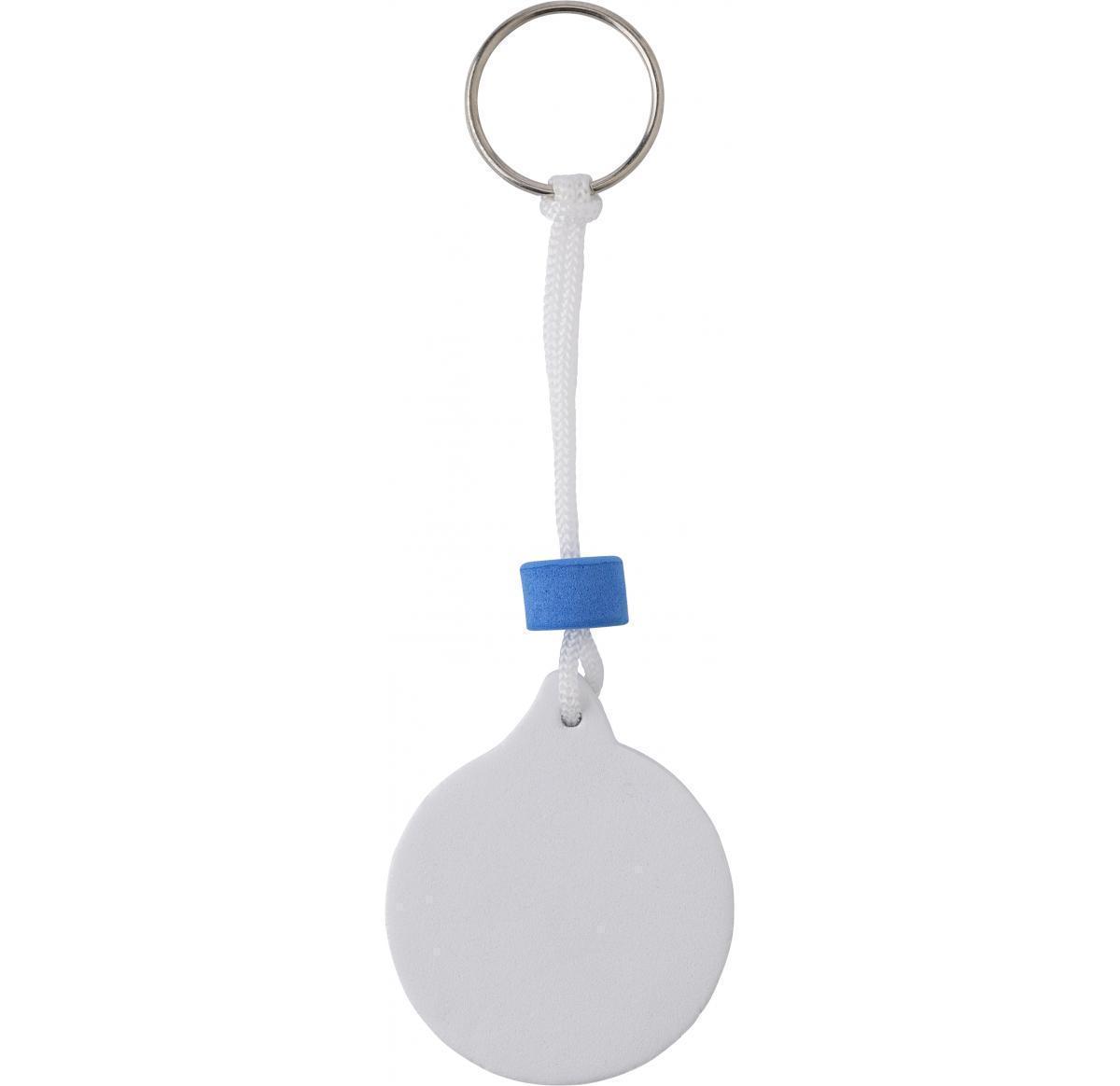 Branded Foam EVA Key Ring Holders Circular