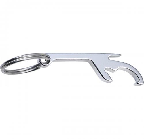 Aluminium Key Chain With Bottle Opener And Can Opener