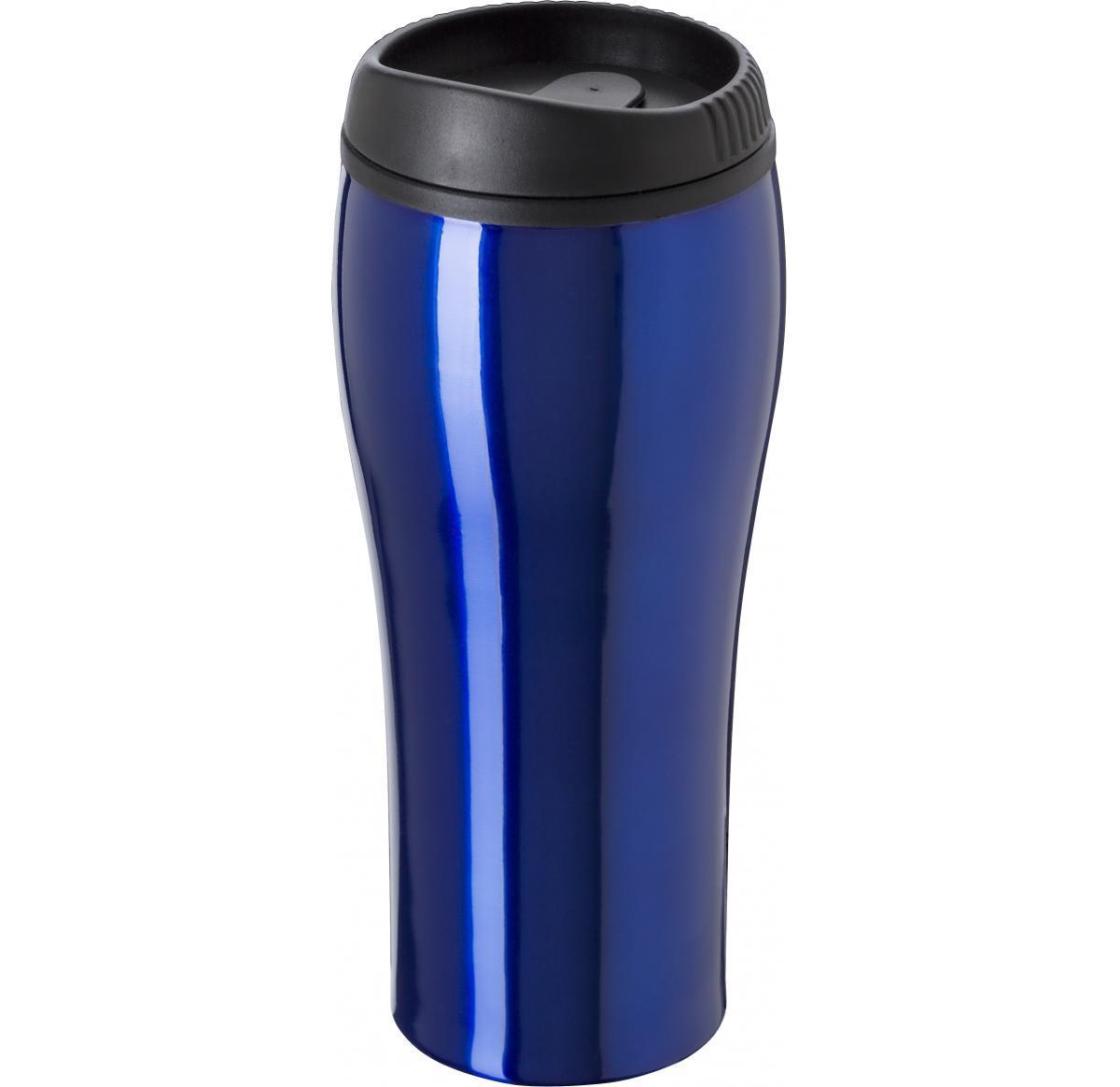 Stainless Steel Metal Travel Mugs Custom Logo 450ml Sliding Lid