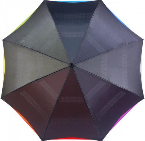 Branded Automatic Reversible Pongee (190T) Umbrellas Metal Shaft