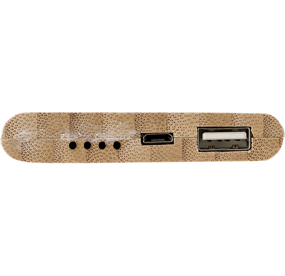 Portable Charger Bamboo Power Bank 4000 mAh