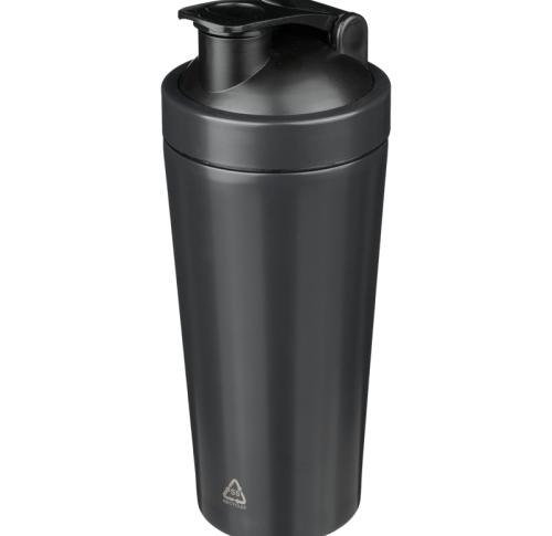Branded Recycled Stainless Steel 750ml Protein Shaker Single Walled