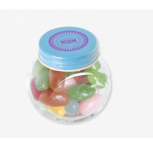 Branded Jelly Beans Small Glass Jars 40g